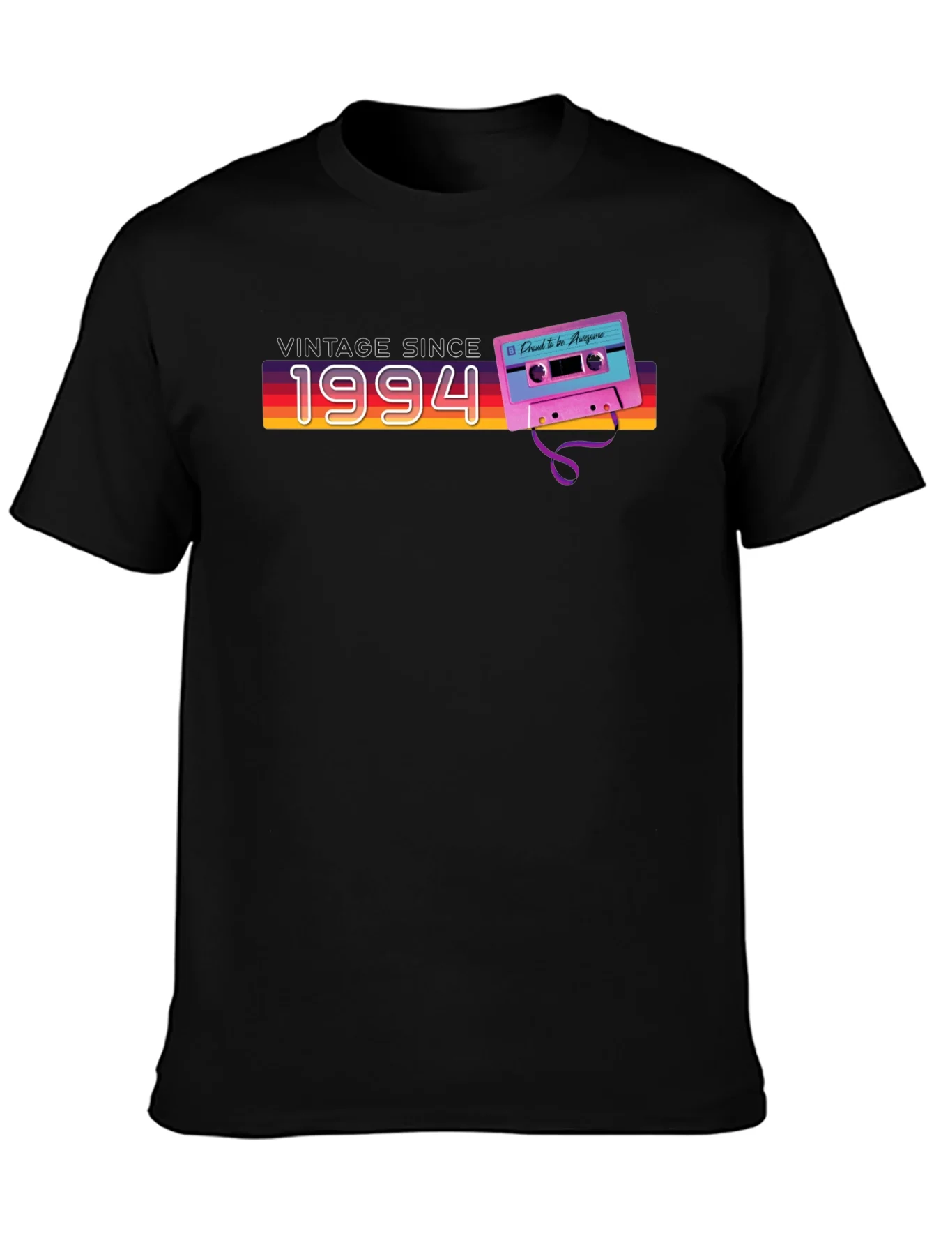 Vintage Since 1994 Retro Cassette Graphic Tee