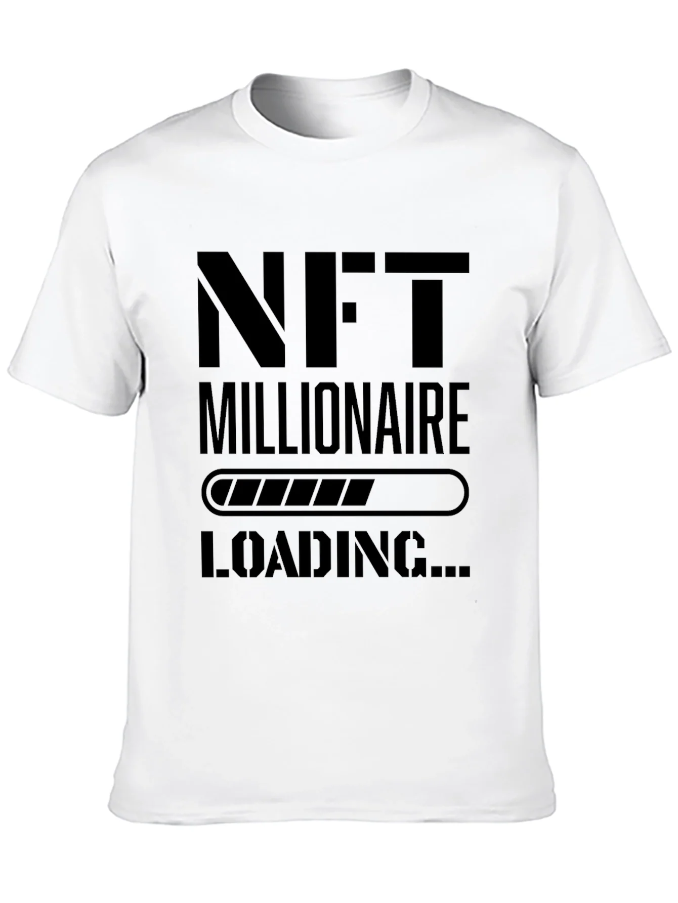 NFT Millionaire Loading Black T-Shirt