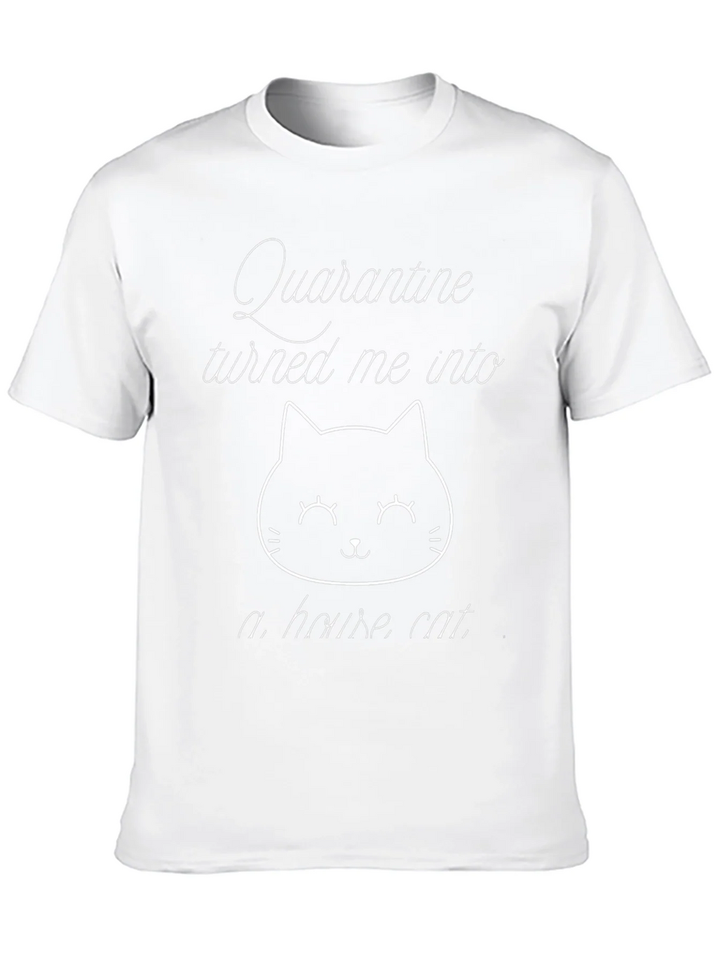 Quarantine House Cat Black T-Shirt