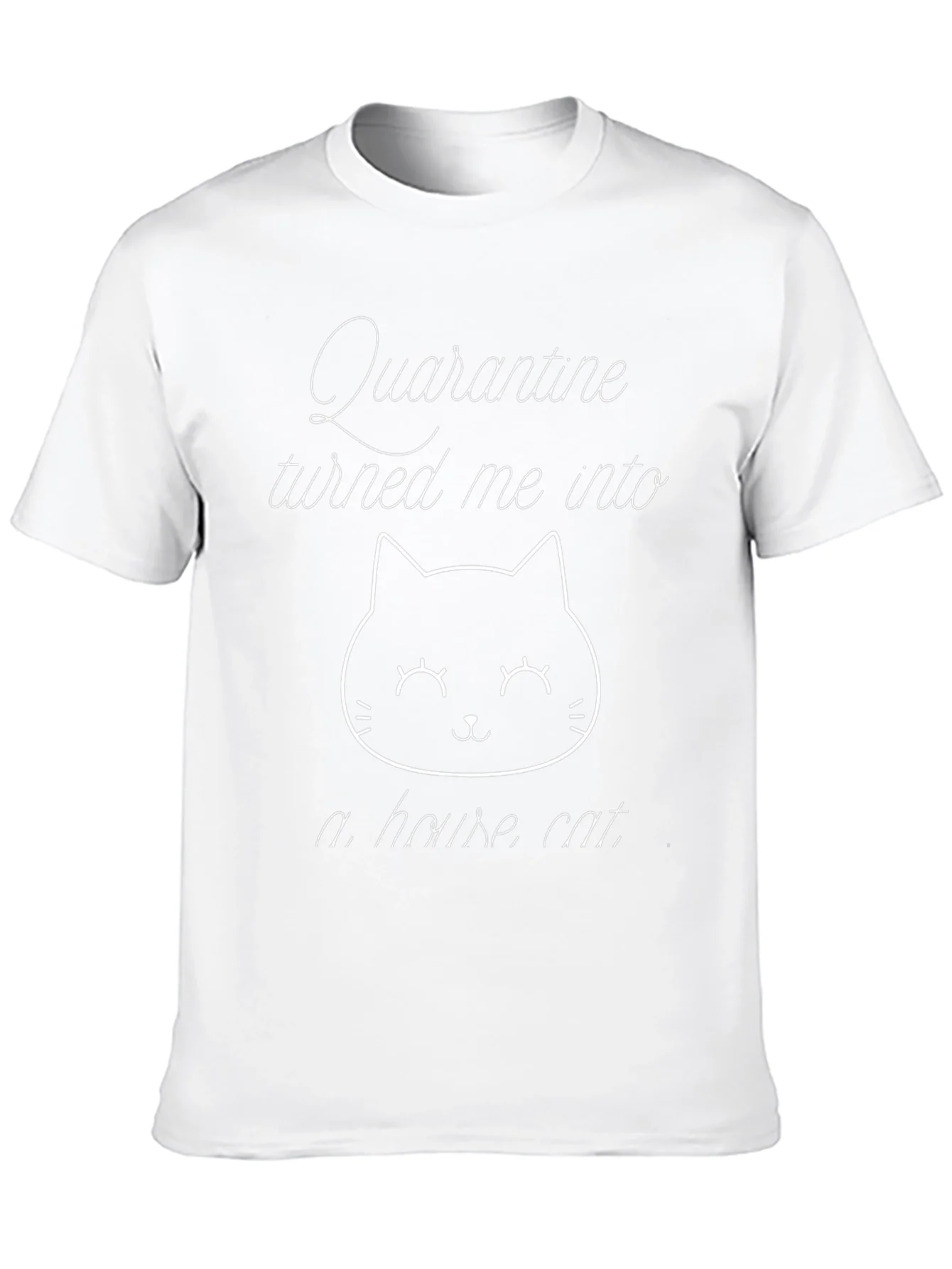 Quarantine House Cat Black T-Shirt