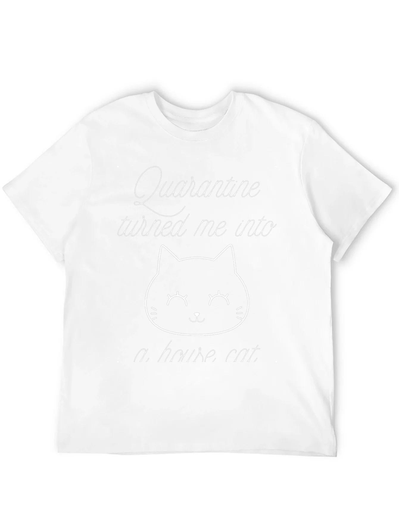 Quarantine House Cat Black T-Shirt