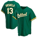 Athletics #13 Gio Urshela Player Green Replica Game Baseball Jerseys������������������������������������