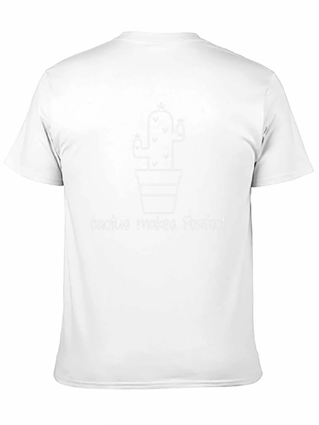 Cactus Makes Perfect T-Shirt - Black Novelty Tee