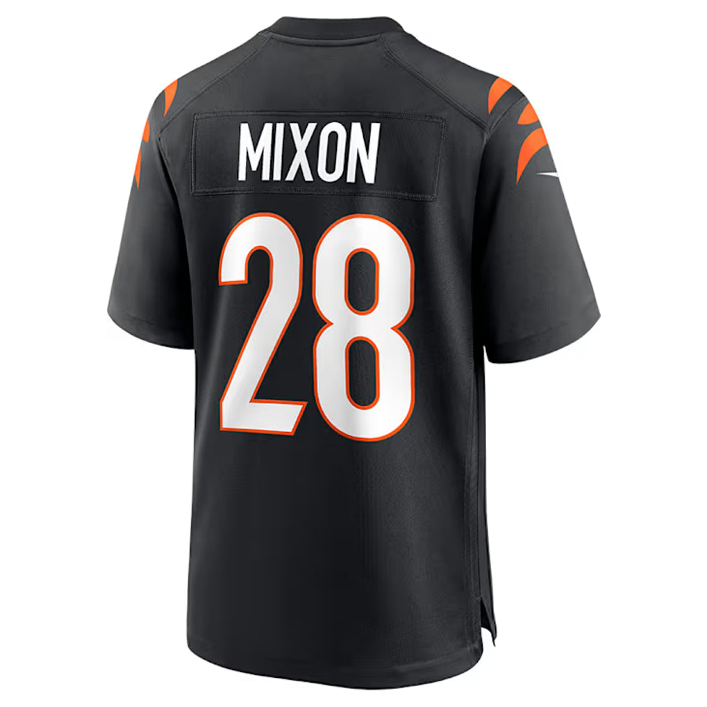 C.Bengals #28 Corey Dillon Player Black Home Game Football Jerseys