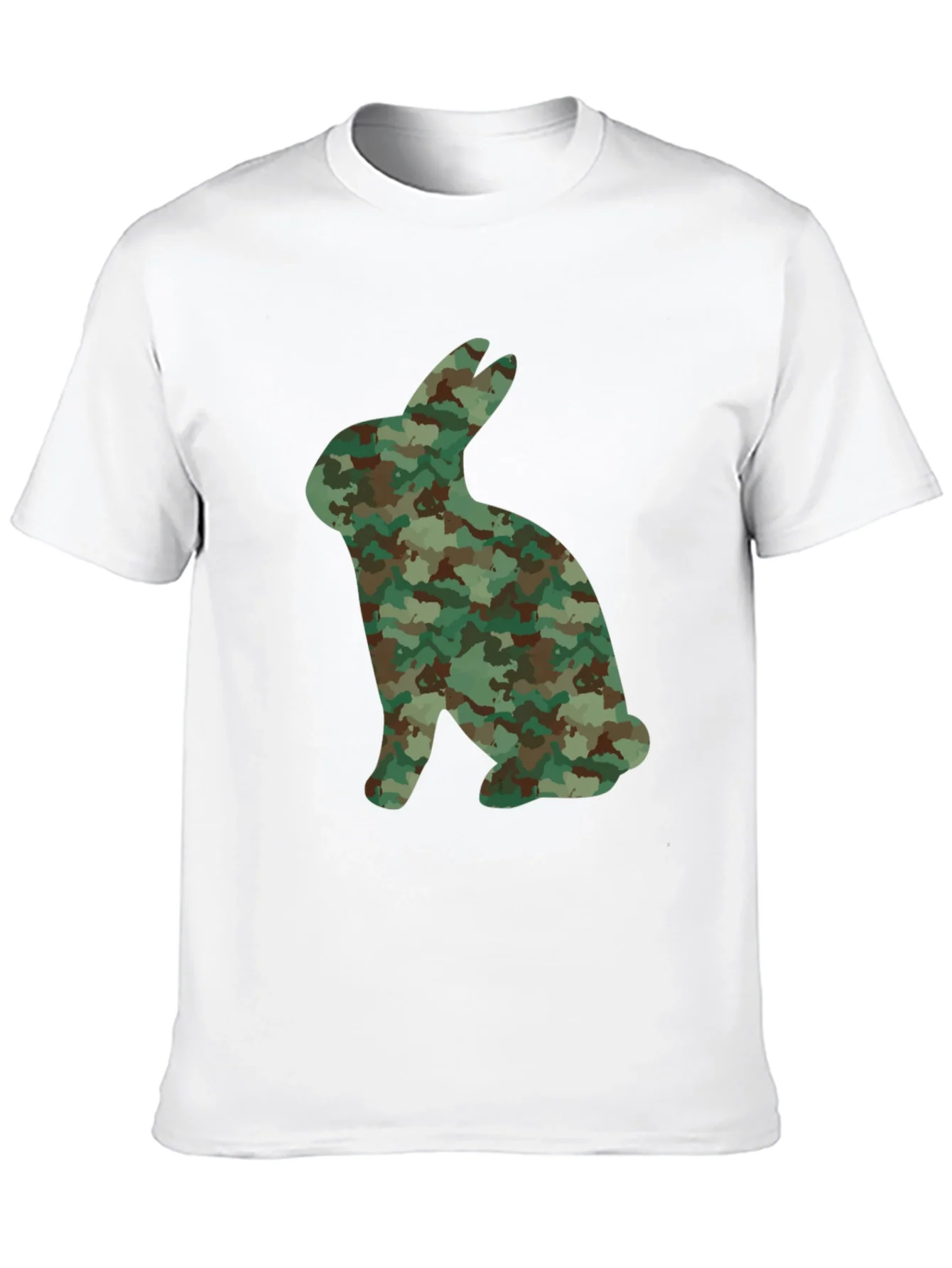 Camo Bunny T-Shirt - Unique Graphic Tee
