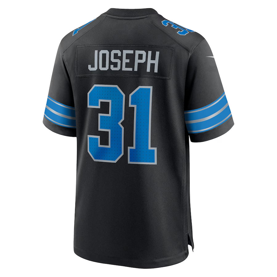 D.Lions #31 Kerby Joseph Player Black Home Game Football Jerseys