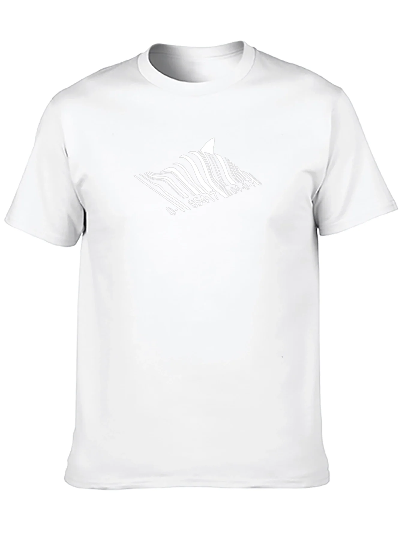 Shark Barcode T-Shirt - Unique Graphic Tee