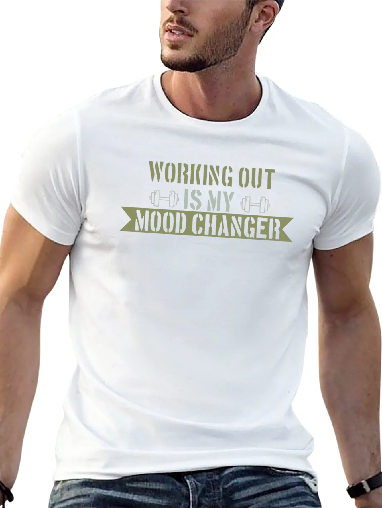 Workout Mood Changer Tee - Gym Motivation Apparel