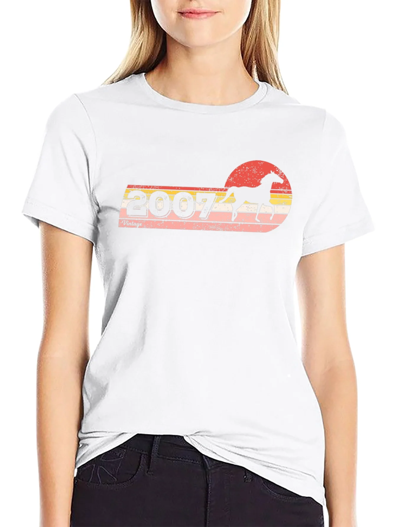 Vintage 2007 Horse Silhouette T-Shirt