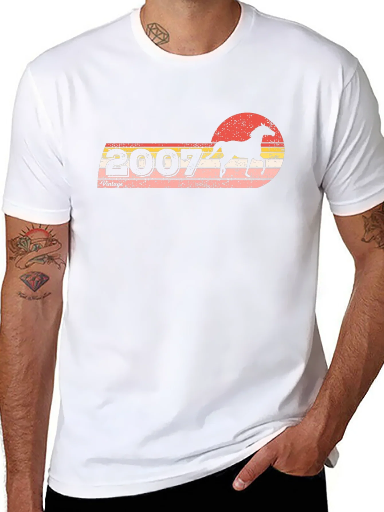 Vintage 2007 Horse Silhouette T-Shirt