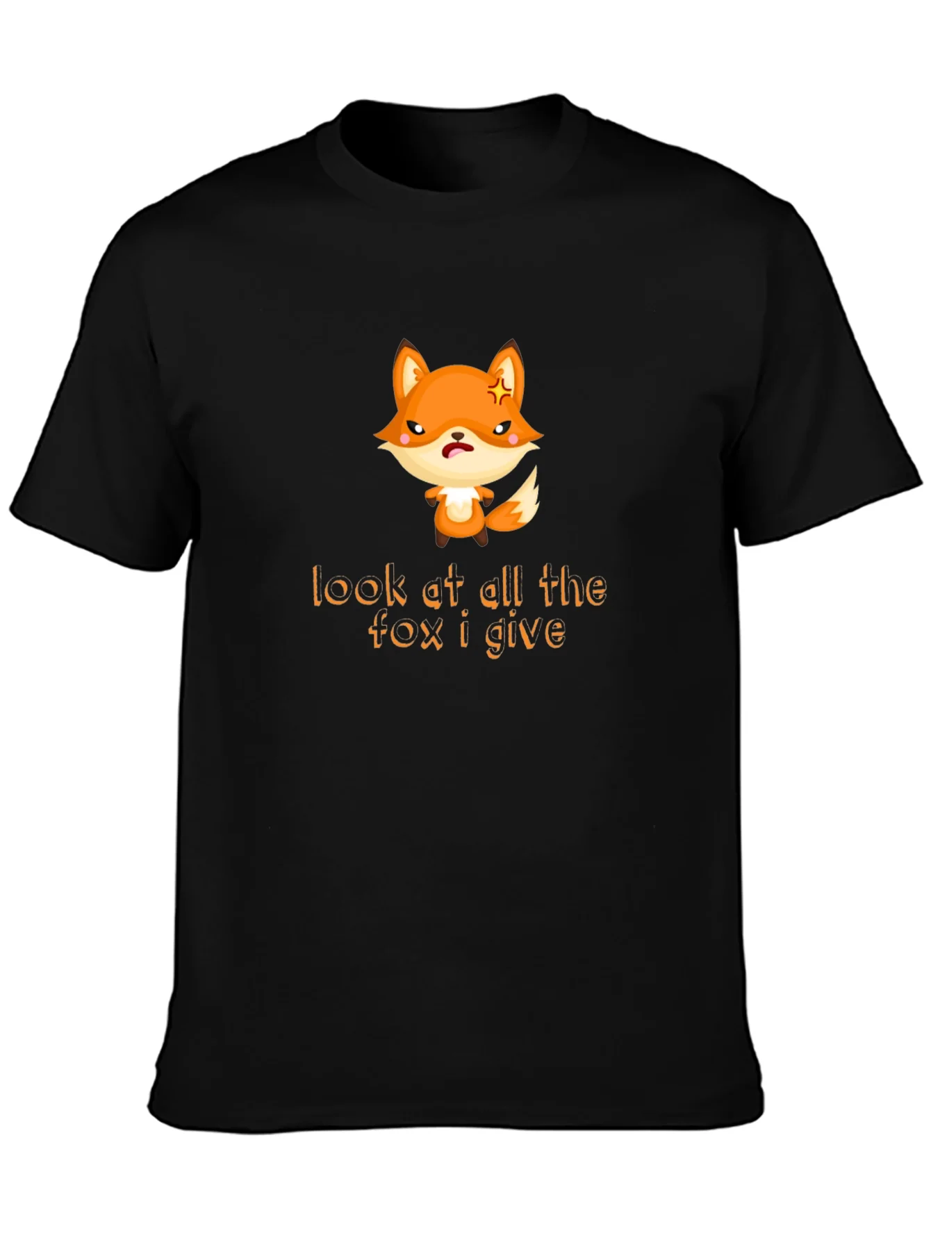 Funny Fox Graphic T-Shirt - Look at All the Fox I Give!