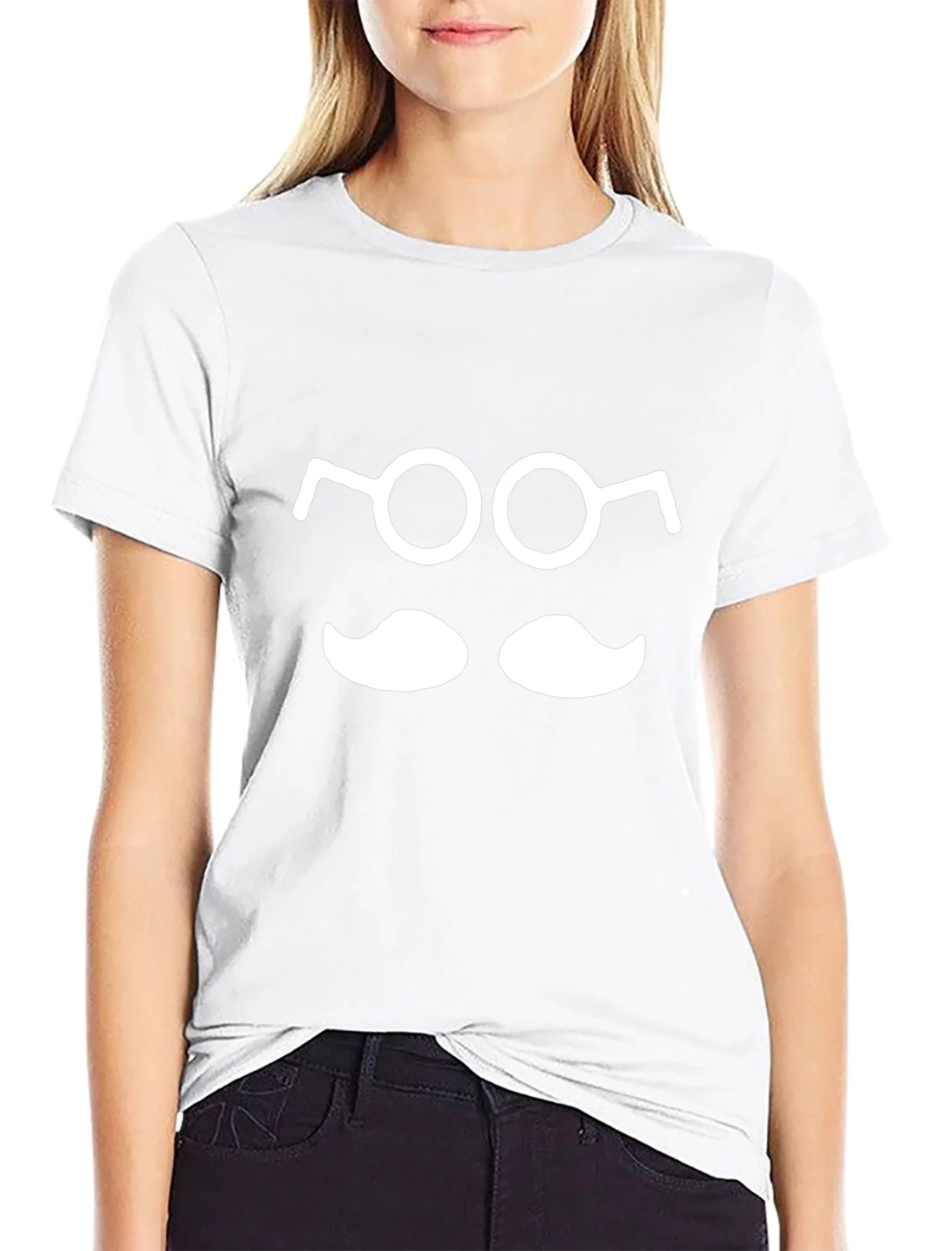 Funny Geek T-Shirt: Glasses and Mustache Tee