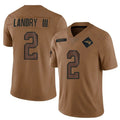 NE.Patriots #2 Harold Landry Player Salute To Service Limited Brown Football Jerseys