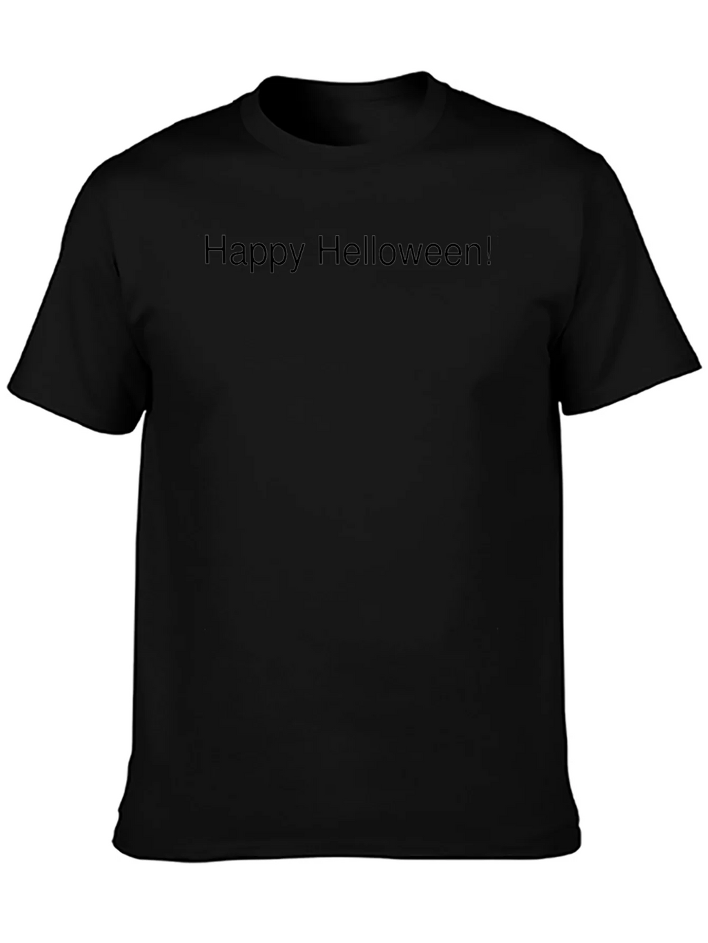 Happy Helloween Black T-Shirt