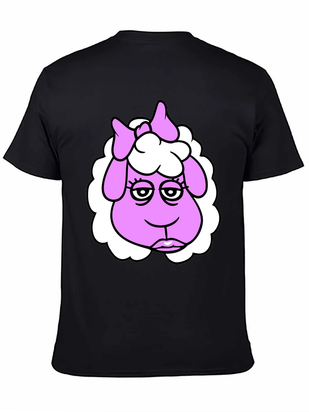 Cartoon Sheep Graphic T-Shirt - Quirky & Fun Design