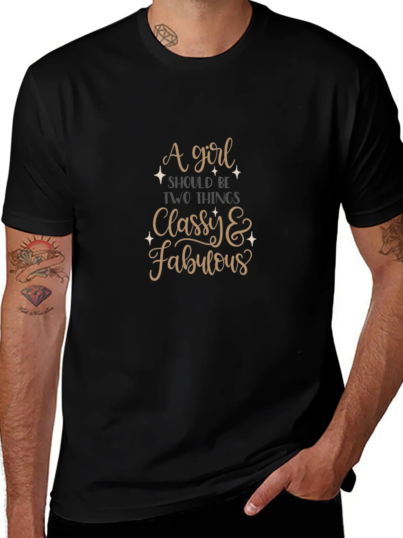 Classy & Fabulous Tee - Stylish Graphic T-Shirt