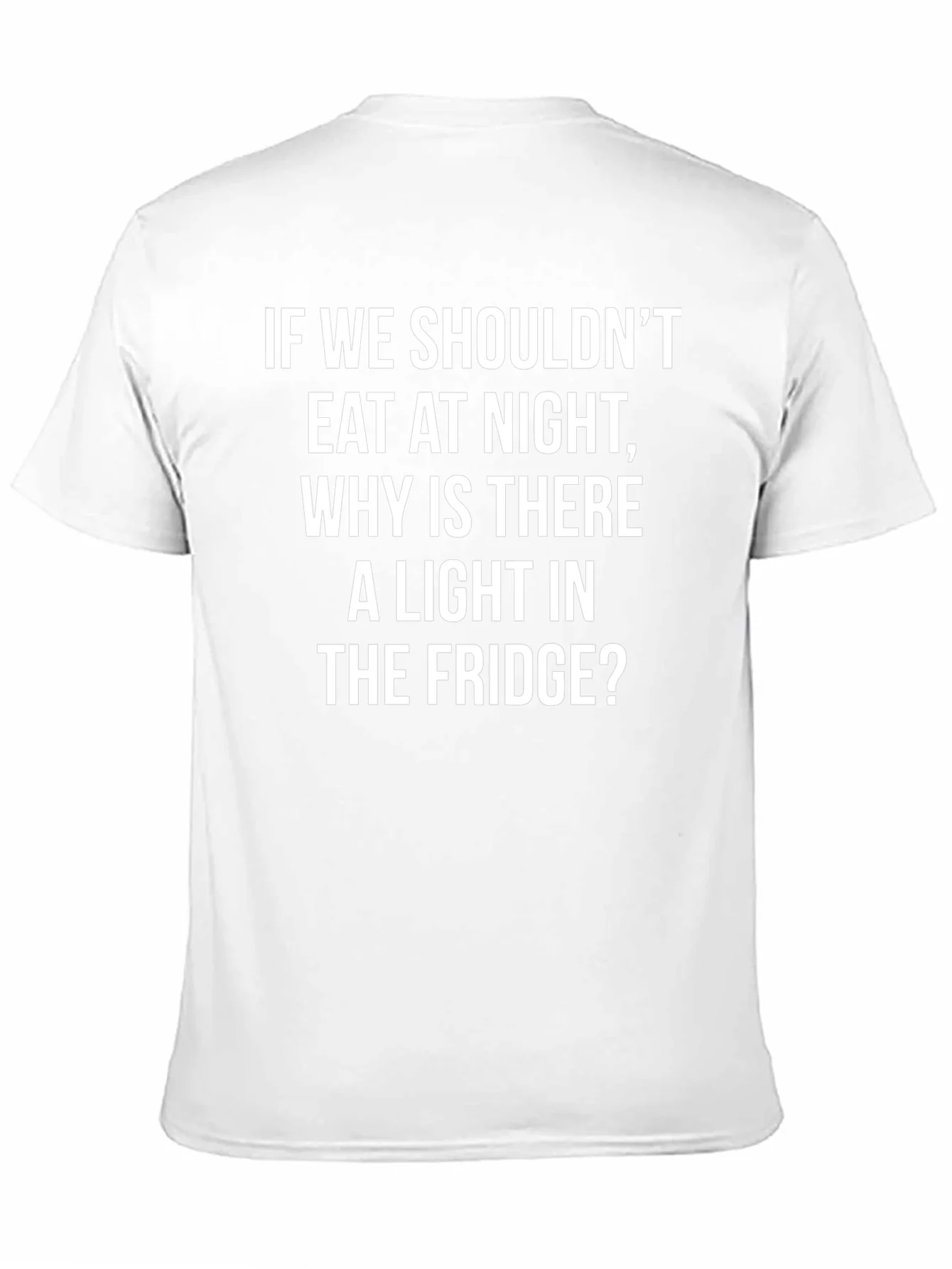 Funny Fridge Light T-Shirt - Midnight Snack Humor