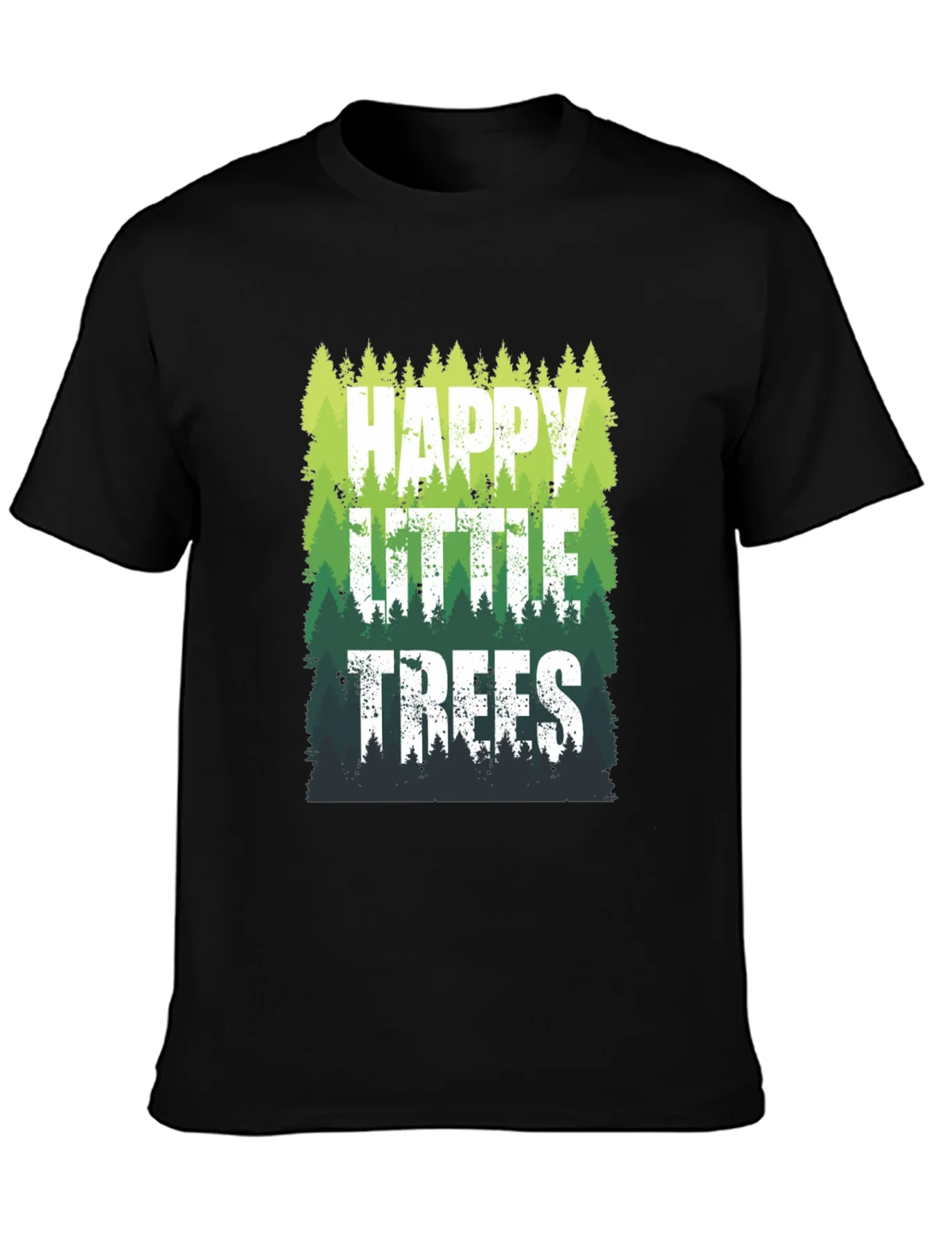 Happy Little Trees Graphic T-Shirt