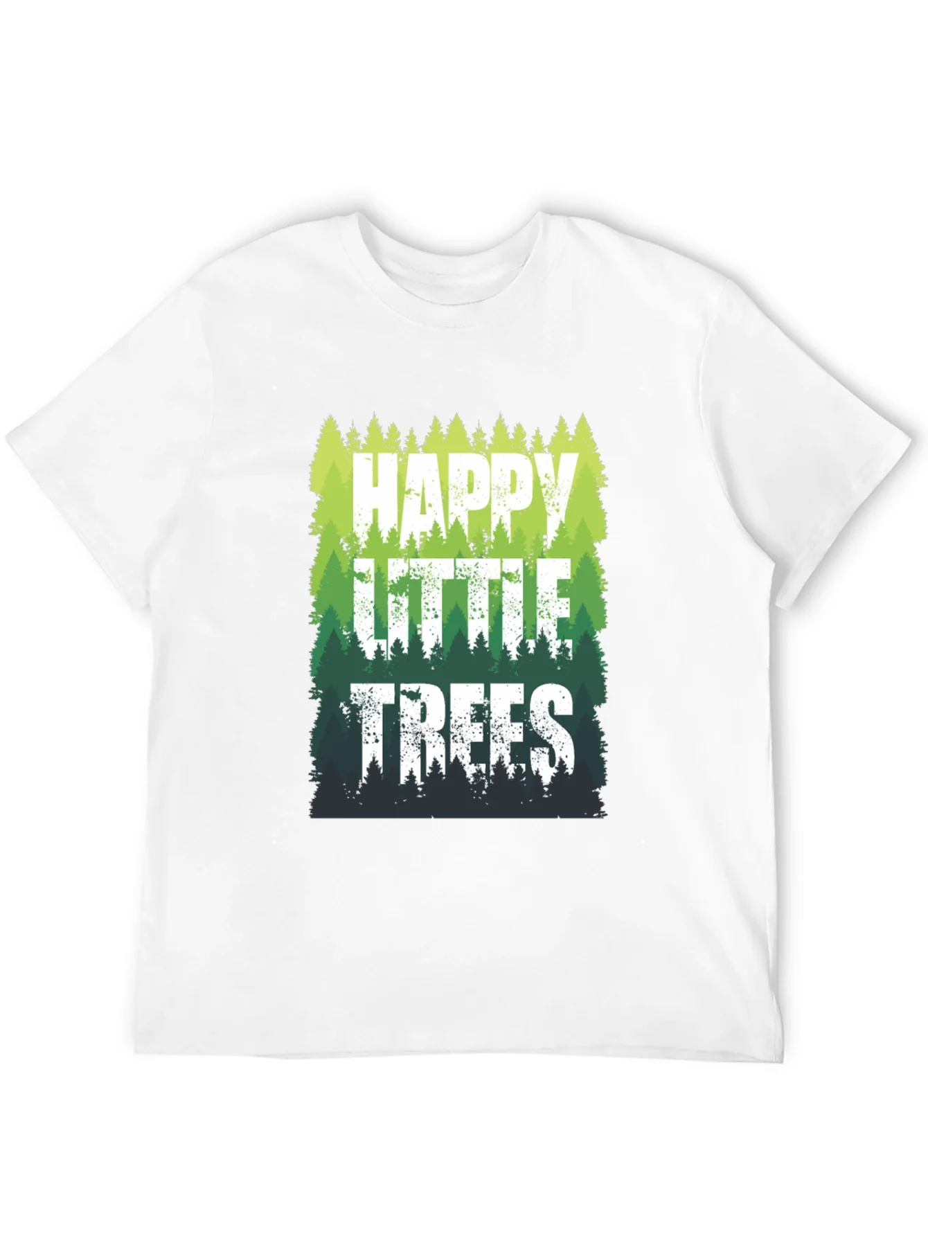 Happy Little Trees Graphic T-Shirt