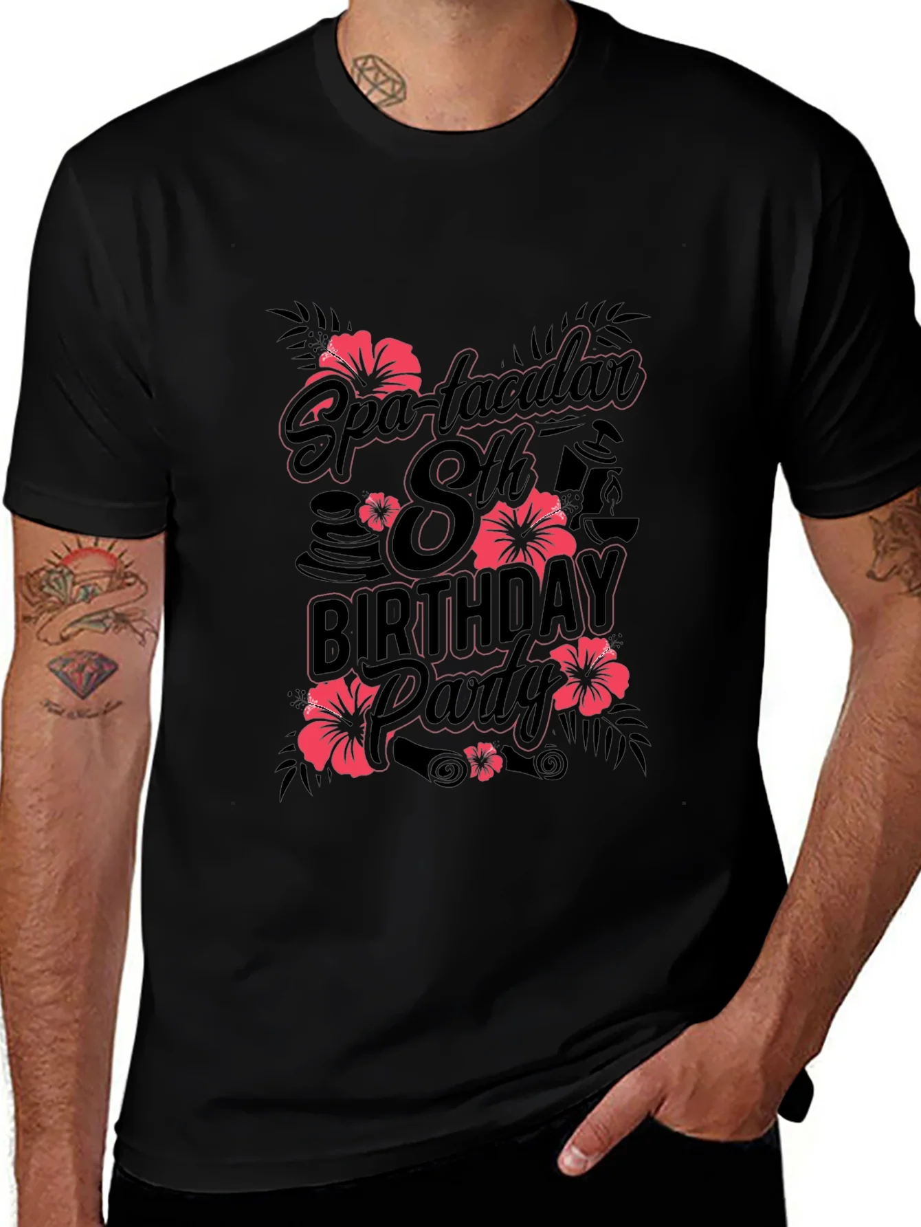 Spa-tacular 8th Birthday Party T-Shirt