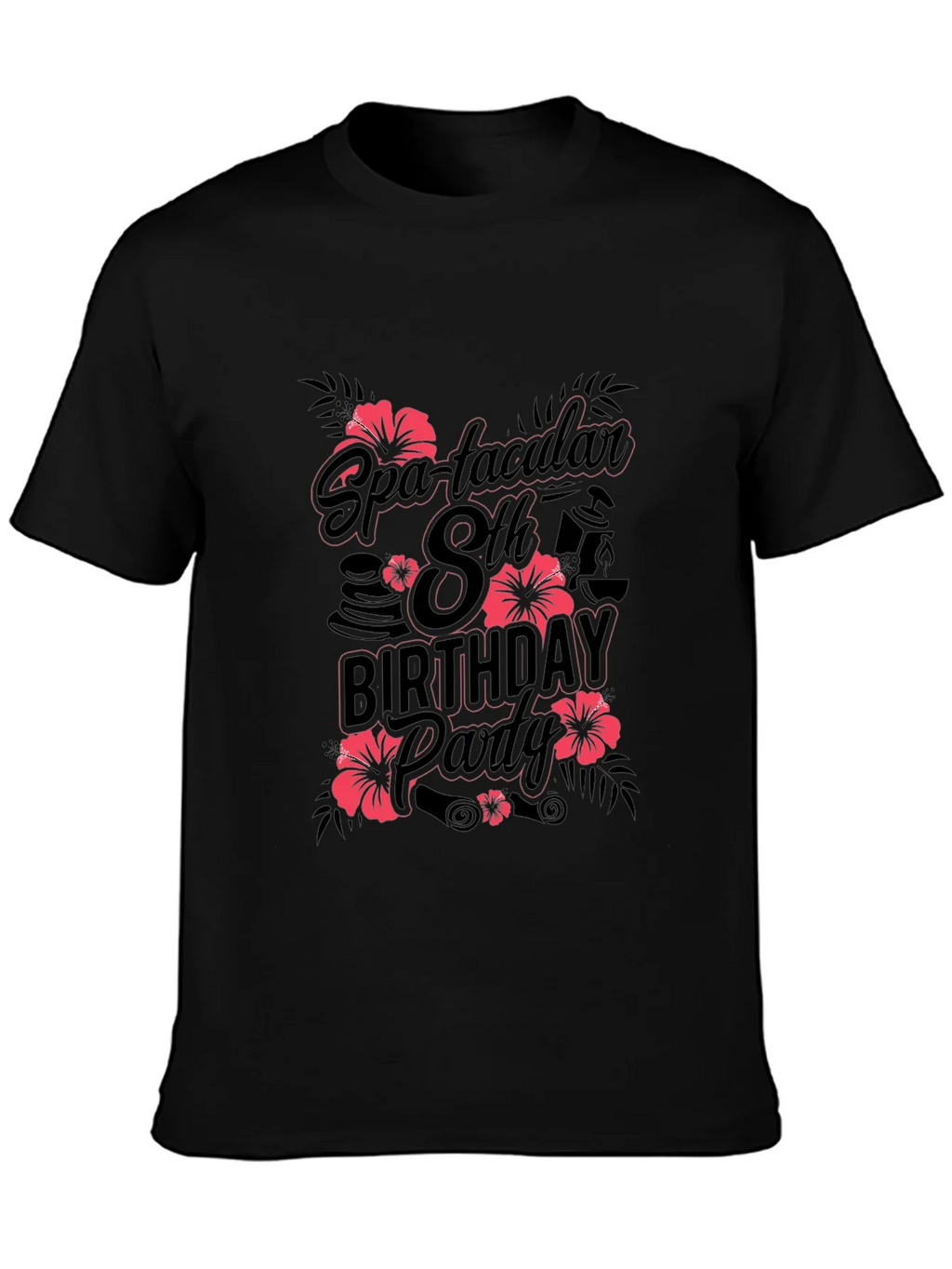 Spa-tacular 8th Birthday Party T-Shirt