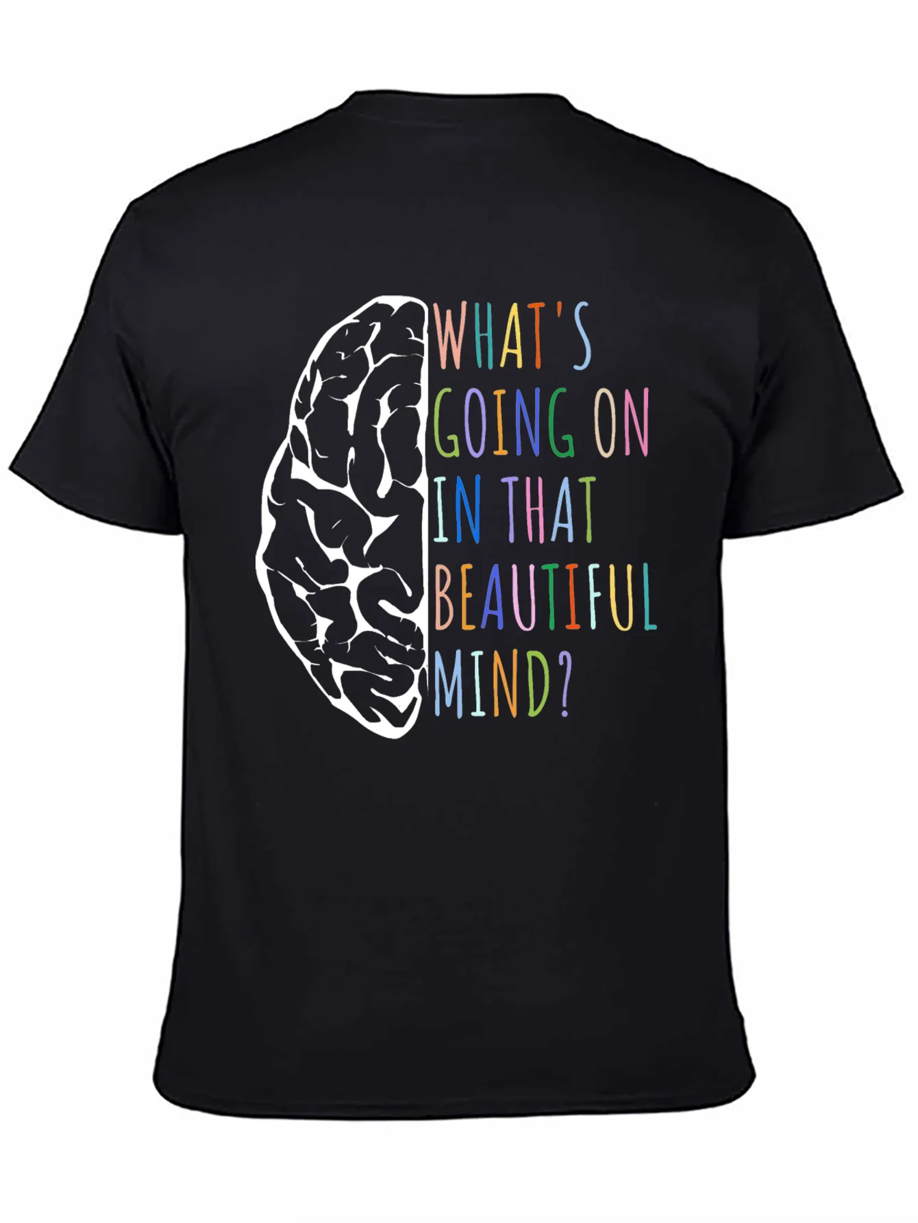 Brain Mind T-Shirt - Colorful Graphic Tee