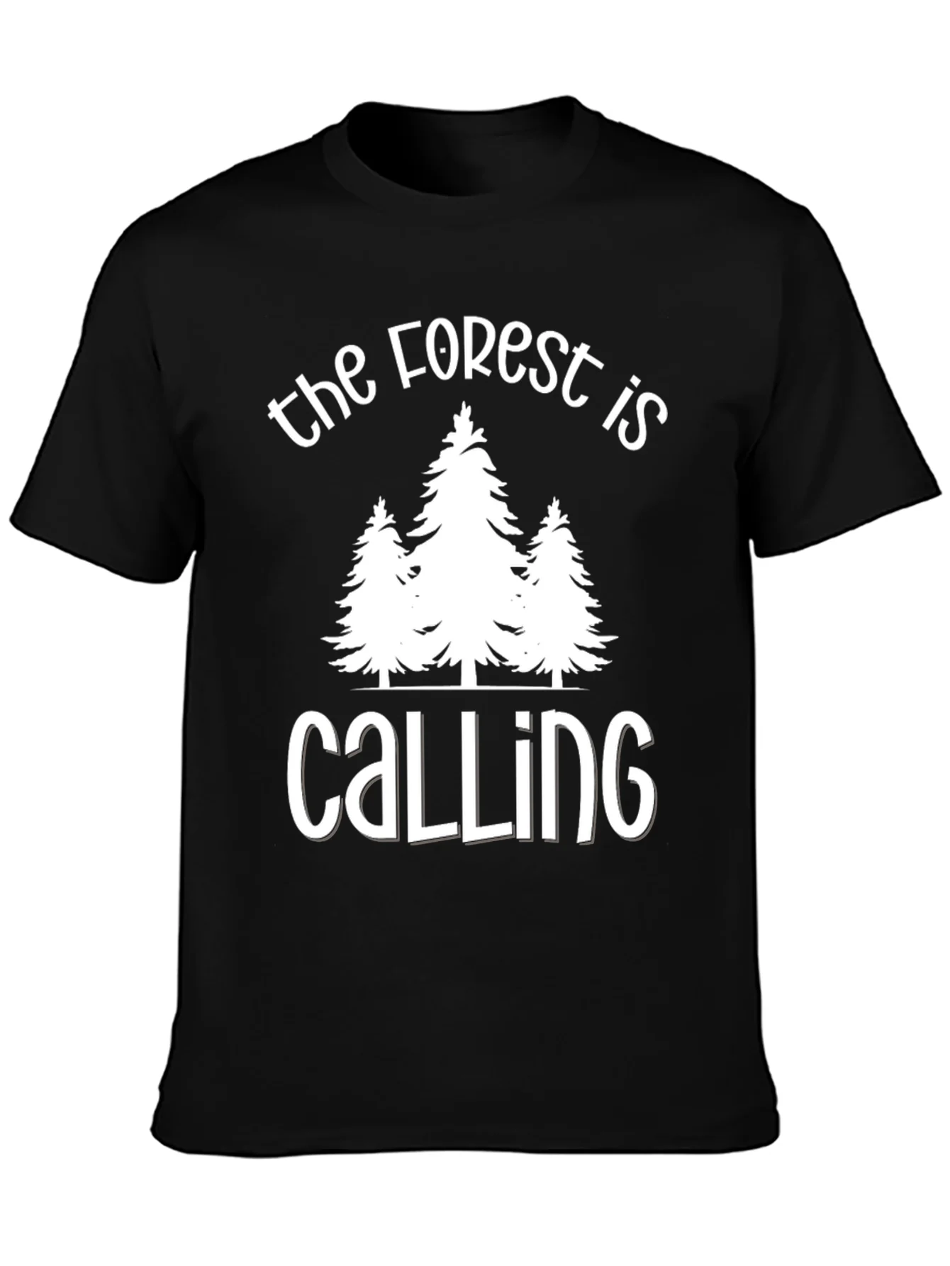 Forest Calling Graphic Tee - Nature Lover T-Shirt