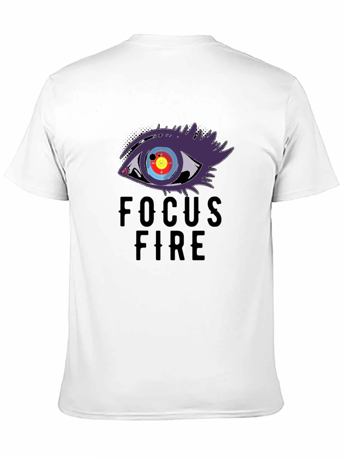 Focus Fire Graphic Tee - Eye Target Design