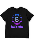 Bitcoin Logo Graphic Tee - Crypto Currency T-Shirt