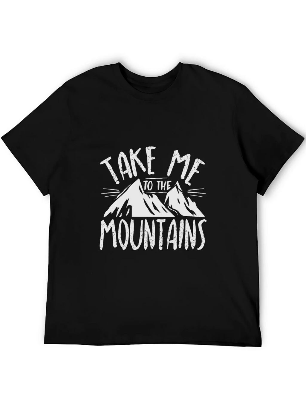 Take Me to the Mountains Black Graphic Tee