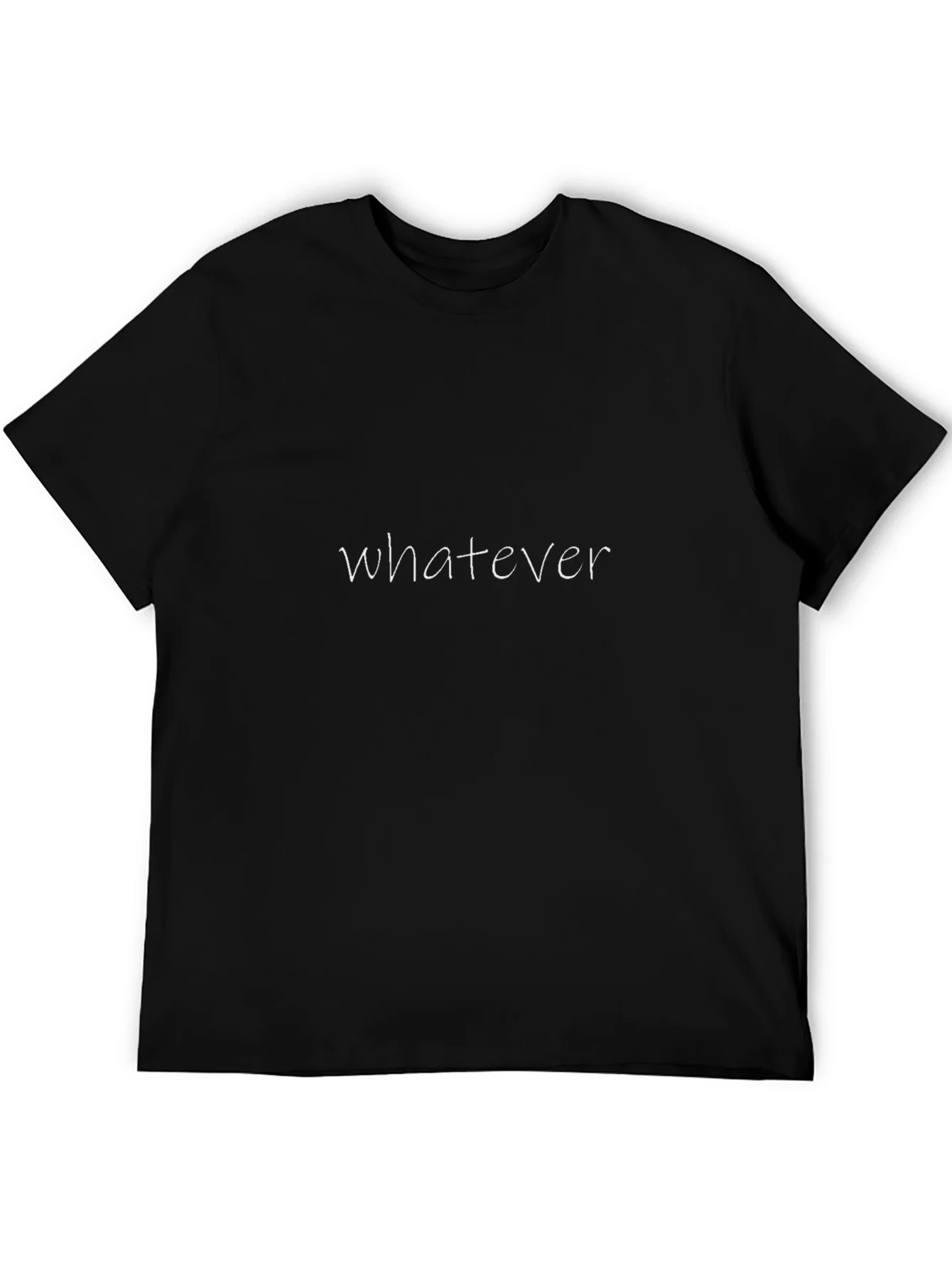 Whatever Graphic Black T-Shirt