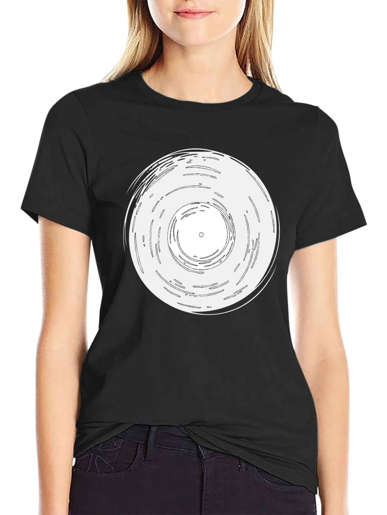 Vinyl Record Graphic T-Shirt - Music Lover Tee