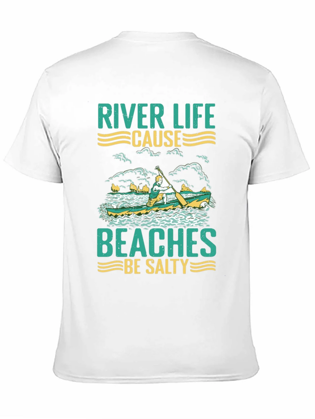 River Life T-Shirt - Beaches Be Salty Graphic Tee