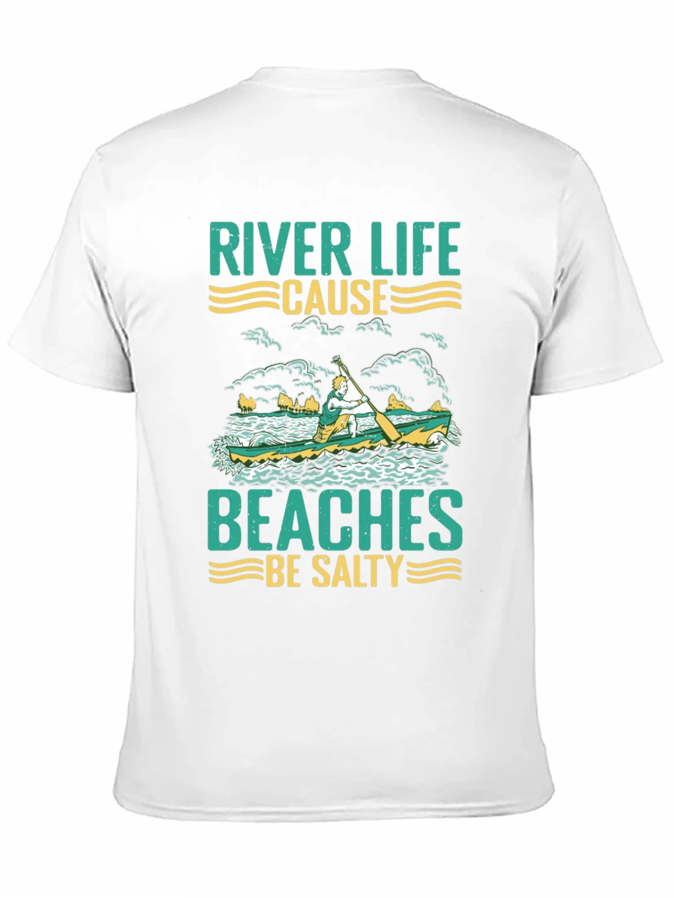 River Life T-Shirt - Beaches Be Salty Graphic Tee